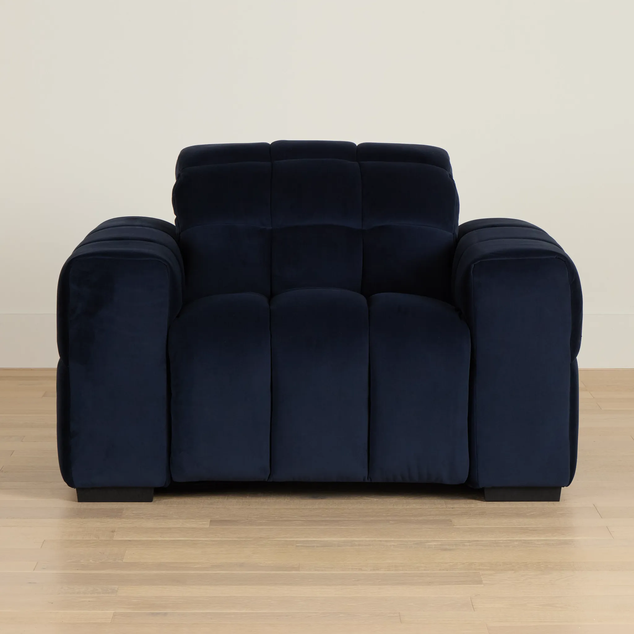 Gemma Navy Velvet Power Recliner
