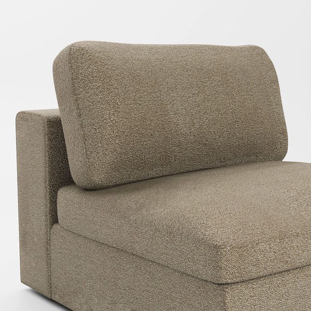 Destin Elite Taupe Fabric Swivel Chair