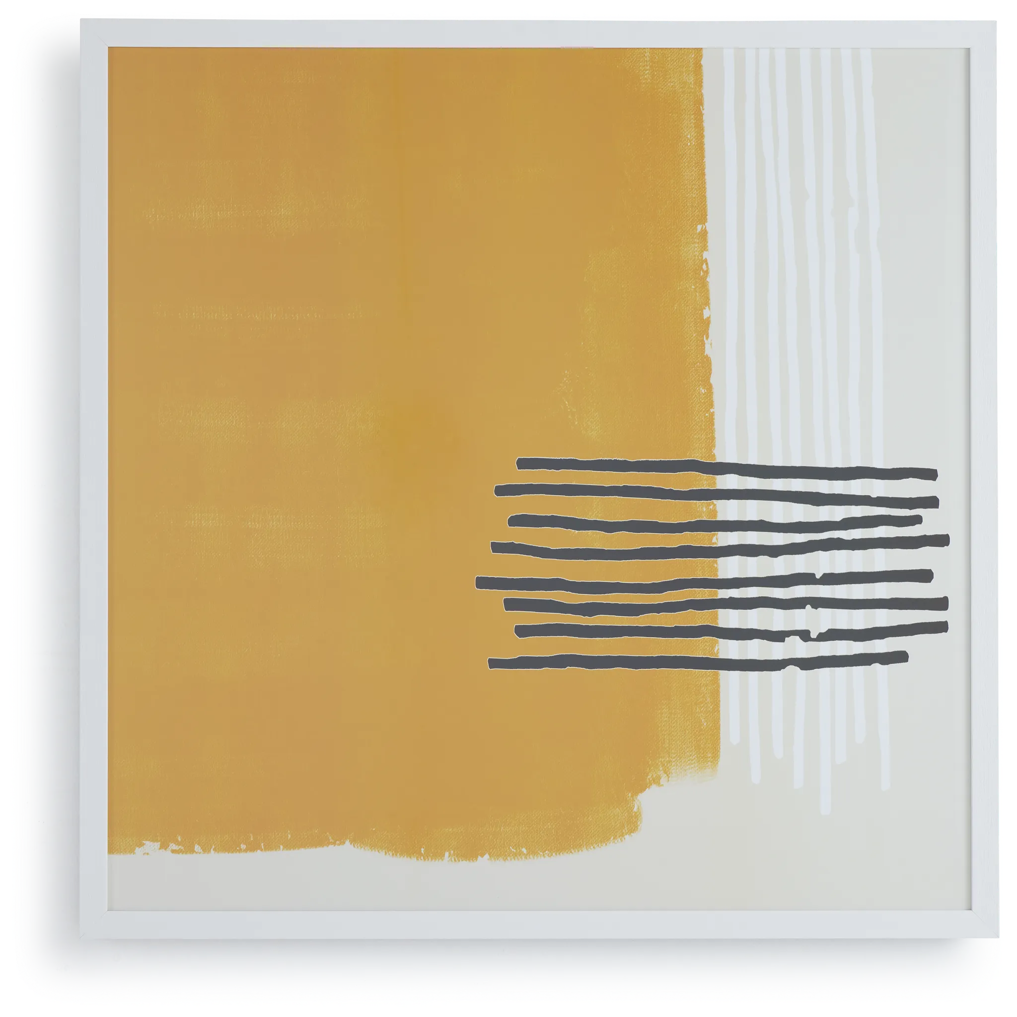 Zoe Yellow Framed Wall Art
