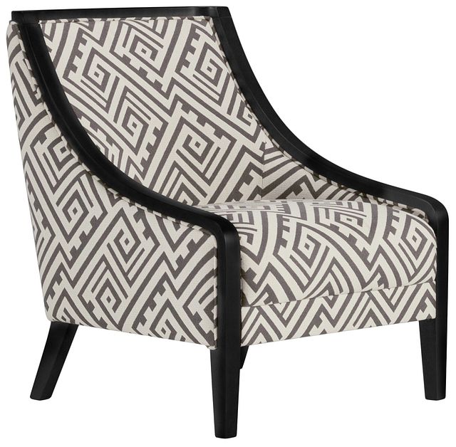 Tribeca2 Multicolored Fabric Accent Chair
