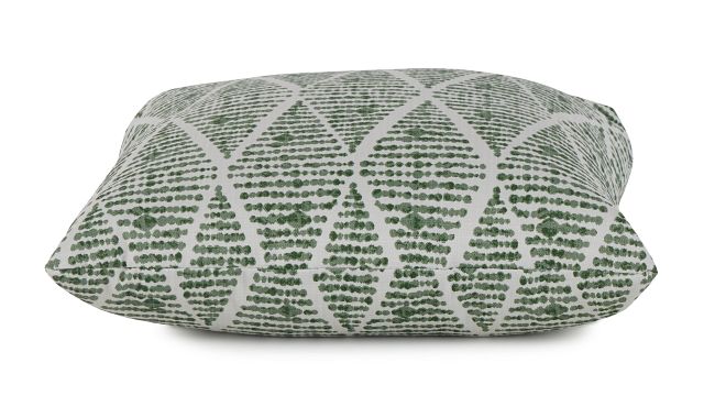 Foster Green 20" Indoor/outdoor Square Accent Pillow