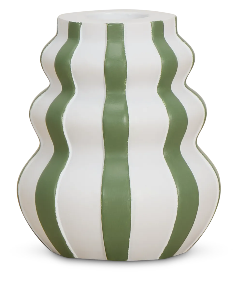 Simba Green Medium Candle Holder