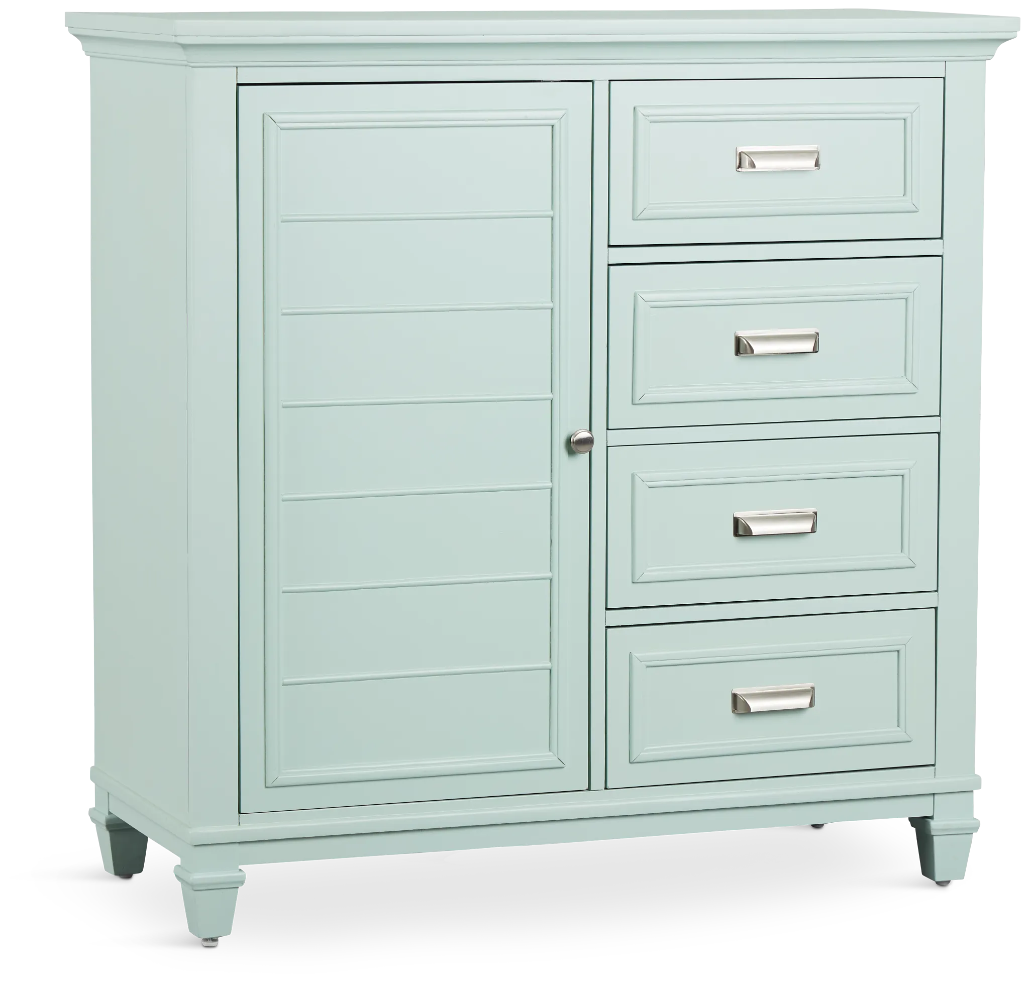 Cape Cod Teal Door Chest