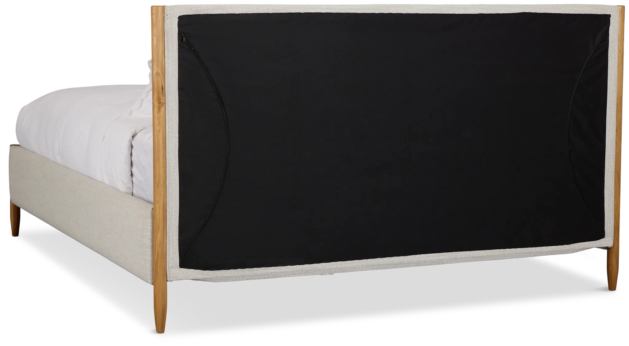 Stockton White Uph Panel Bed