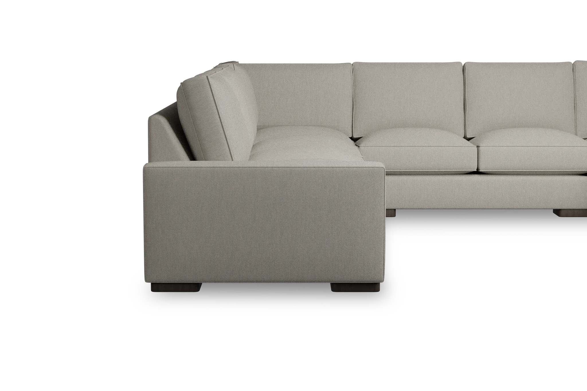 Edgewater Revenue Beige Large Right Chaise Sectional