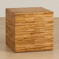 Haven Mid Tone Wood Square End Table