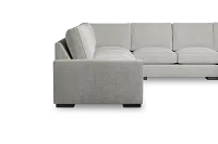 Edgewater Elevation Khaki Large Right Chaise Sectional