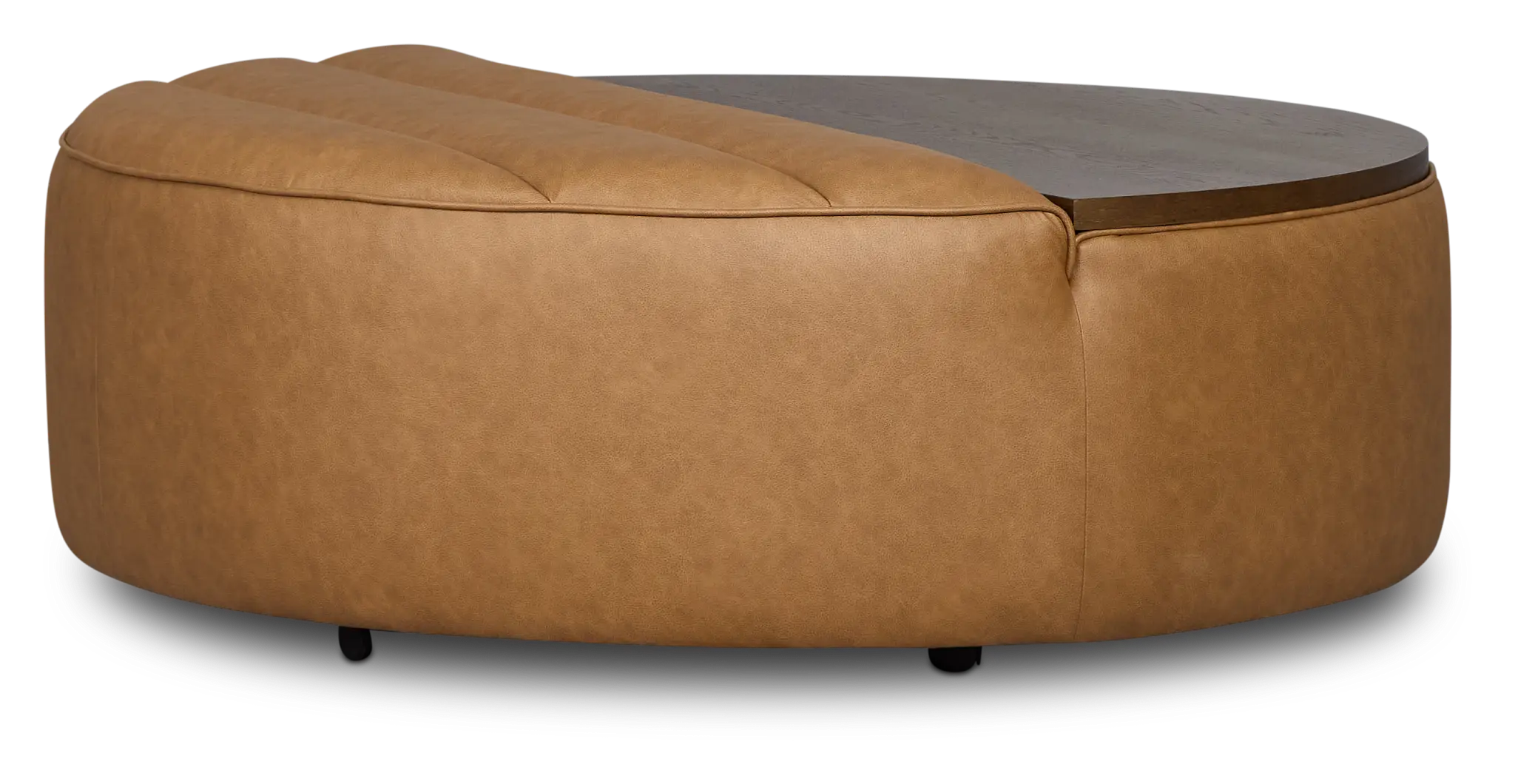 Sawyer Light Brown Micro Storage Ottoman Sawyer Light Brown Micro Storage Ottoman