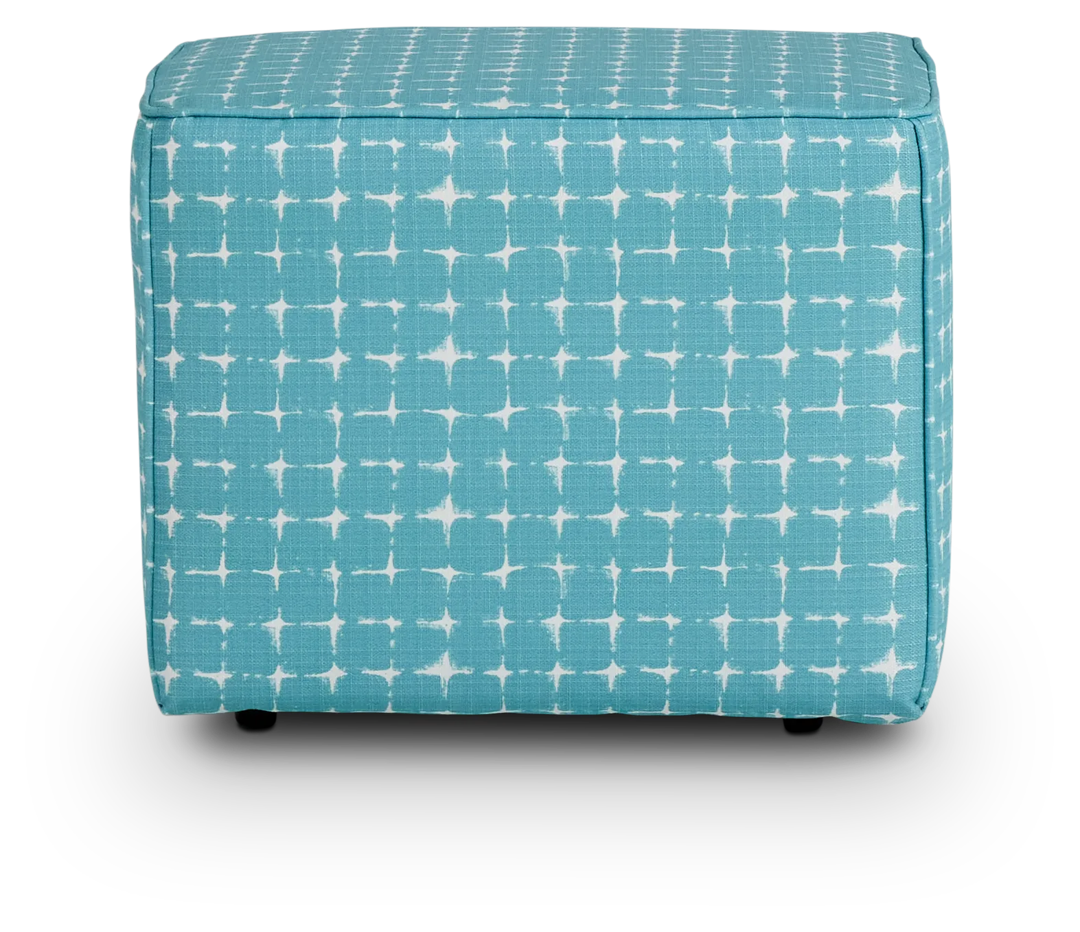 Neptune Teal Indoor/outdoor Accent Ottoman
