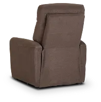 Canton Brown Fabric Power Lift Recliner