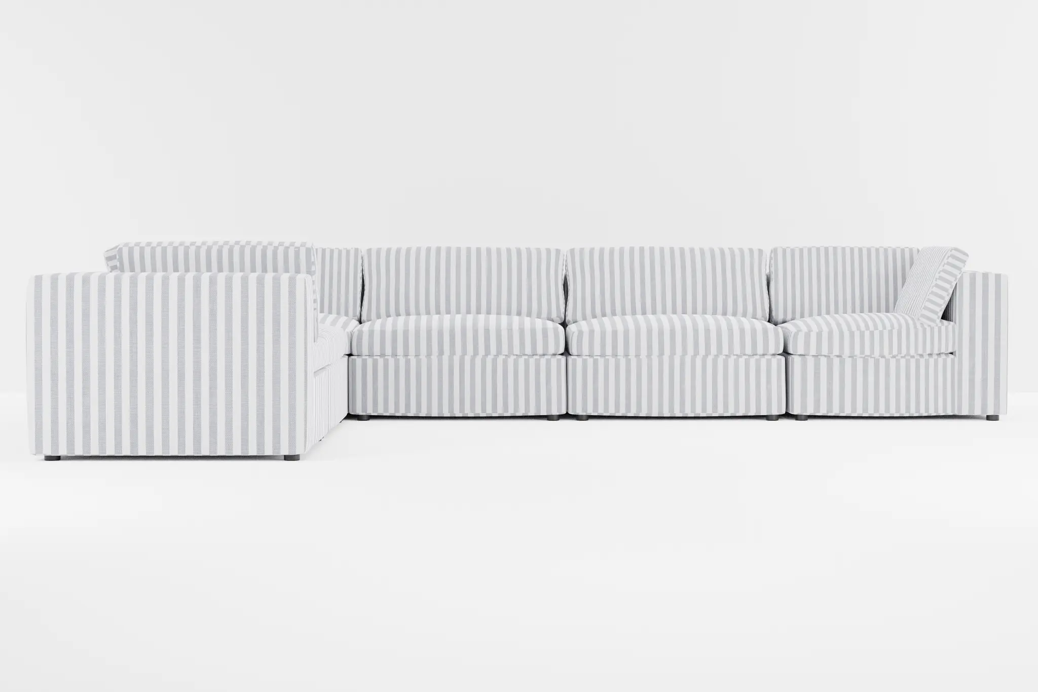 Destin Sea Lane Dark Blue Fabric 6-piece Modular Sectional Destin Sea Lane Dark Blue Fabric 6-piece Modular Sectional