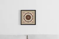Contour Brown Framed Wall Art