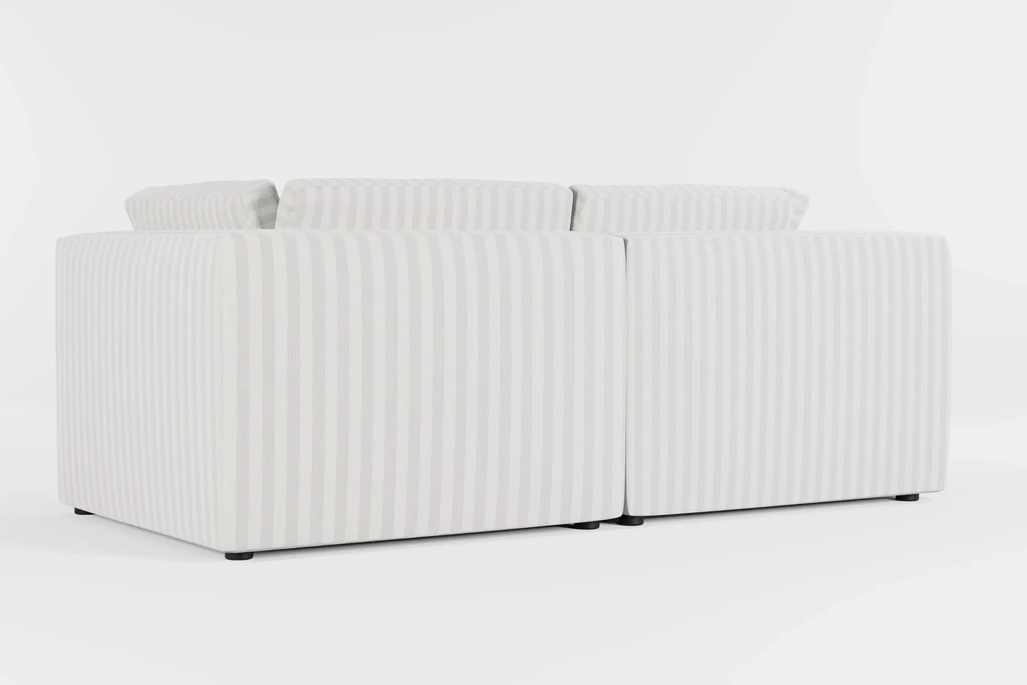 Destin Sea Lane Light Gray Fabric 2-piece Modular Sofa Destin Sea Lane Light Gray Fabric 2-piece Modular Sofa