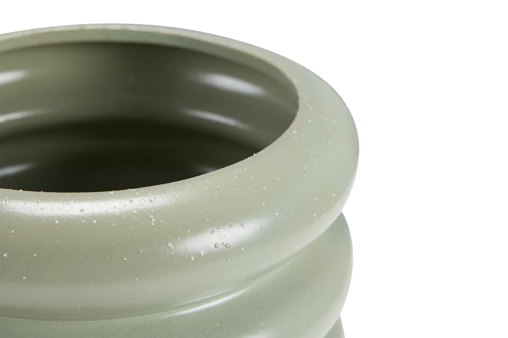 Adeline Green Ceramic Planter