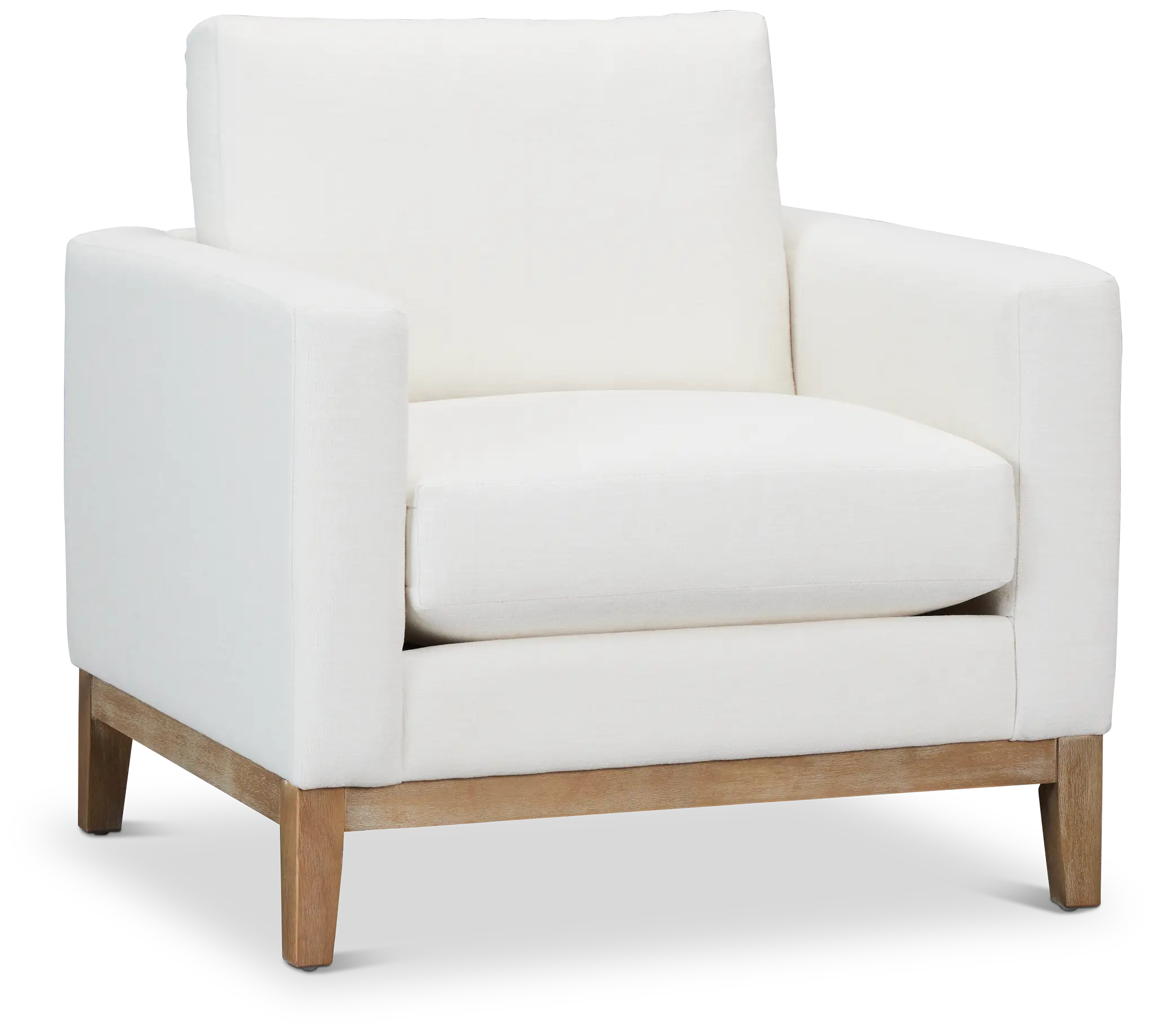 Emma White Fabric Chair Emma White Fabric Chair