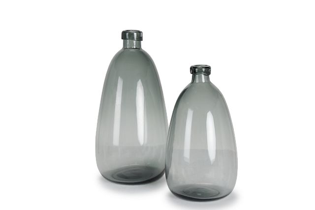 Lombard Dark Gray Small Vase