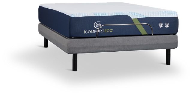Serta Icomfort Eco F20gl Plush Motion Perfect 4 Adjustable Base Set