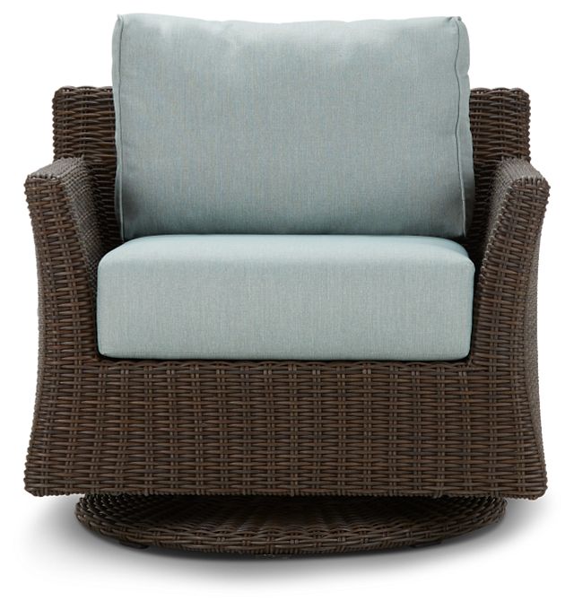 Southport Teal Swivel Chair