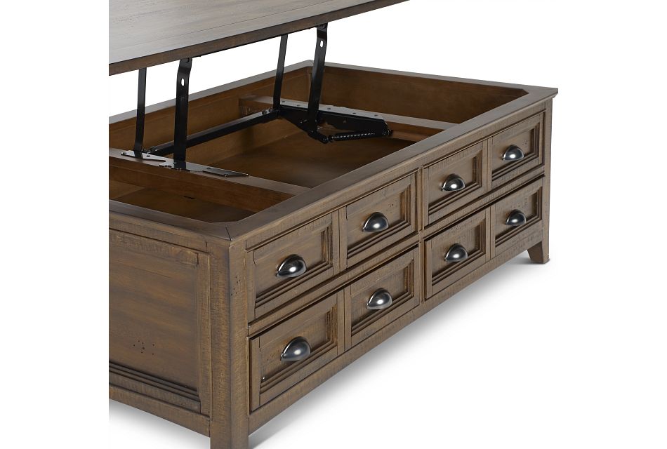 Heron Cove Mid Tone Lift Coffee Table
