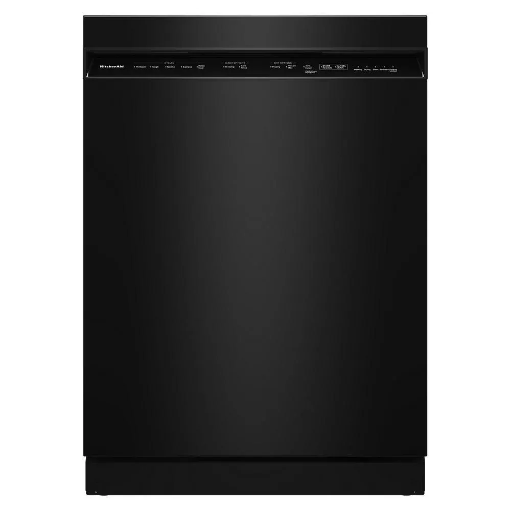 Kitchenaid 224 Series Black Built In Dishwasher