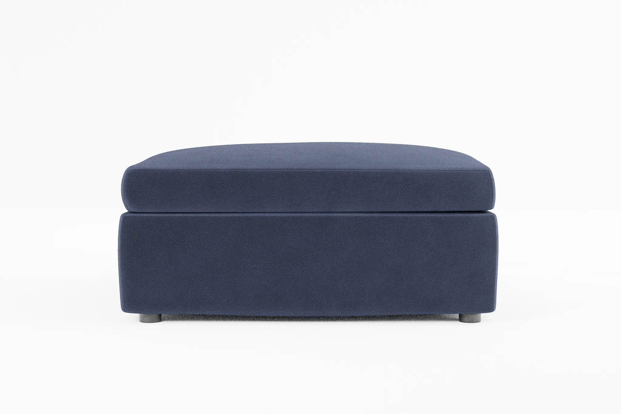 Destin Joya Dark Blue Velvet Cocktail Ottoman