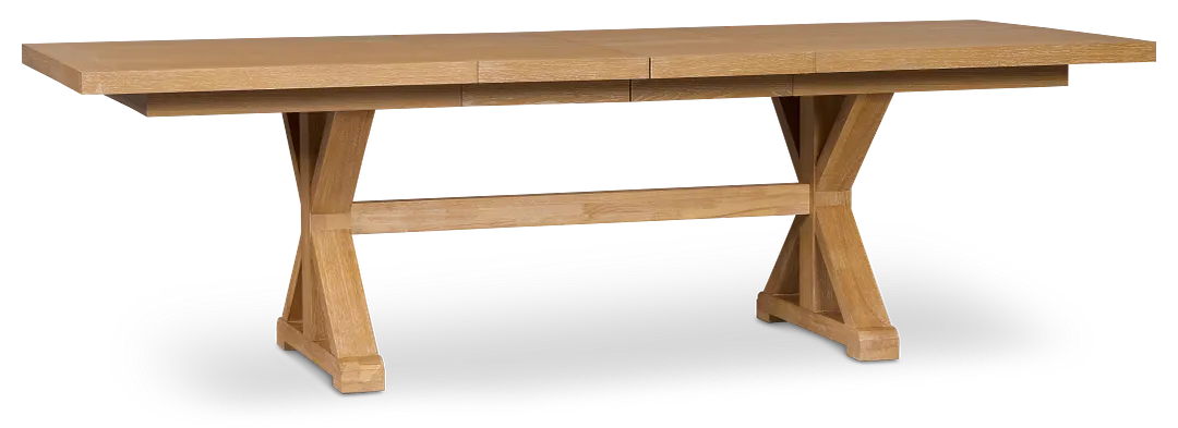 Nantucket Light Tone Trestle Table