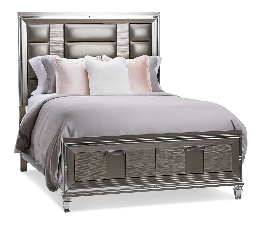 Vegas Gray Platform Storage Bed Vegas Gray Platform Storage Bed