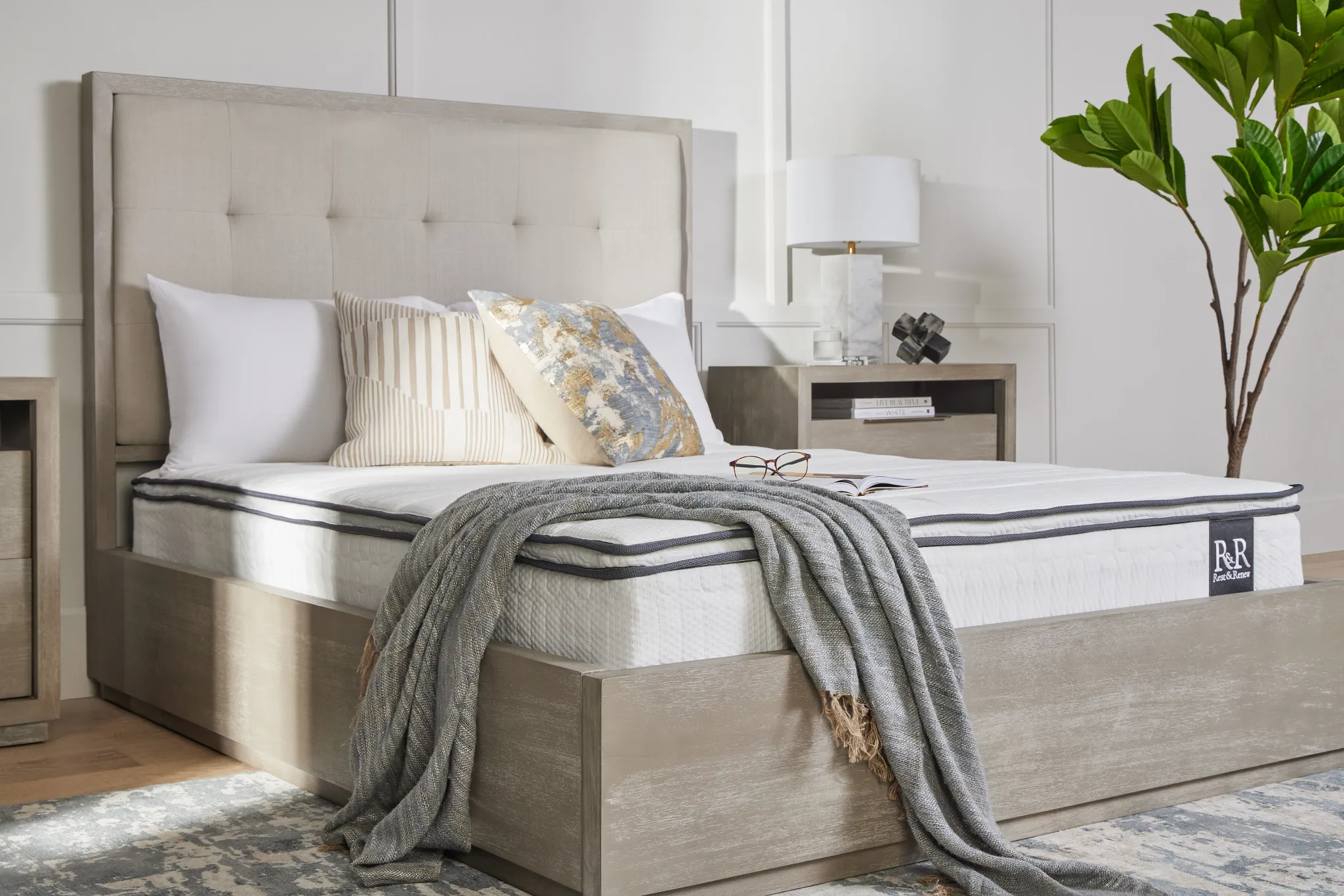 Rest & Renew By Zinus 8" Hybrid Memory Foam & Innerspring Mattress