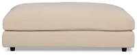 Lounge Light Beige Fabric Ottoman