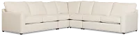 Tate Light Beige Fabric Large Two-arm Sectional