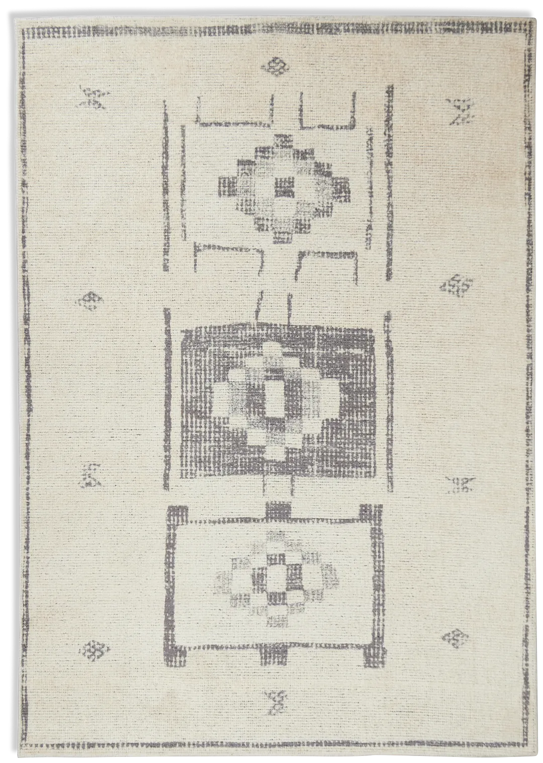 Tessa Black 5x7 Area Rug