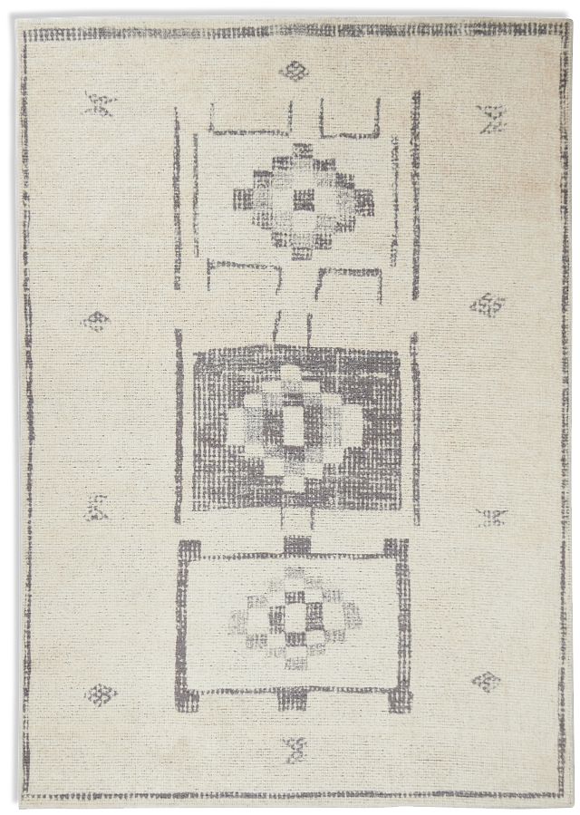 Tessa Black 5x7 Area Rug