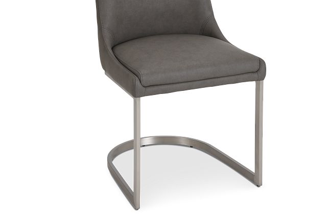 Madden Dark Tone Upholstered Side Chair (2)