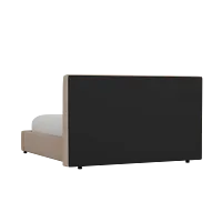 Grayton Joya Beige 44" Upholstered Platform Bed