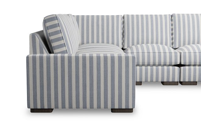 Edgewater Sea Lane Dark Blue Medium Two-arm Sectional