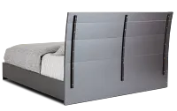 Oslo Gray Platform Bed