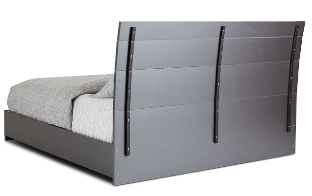 Oslo Gray Platform Bed