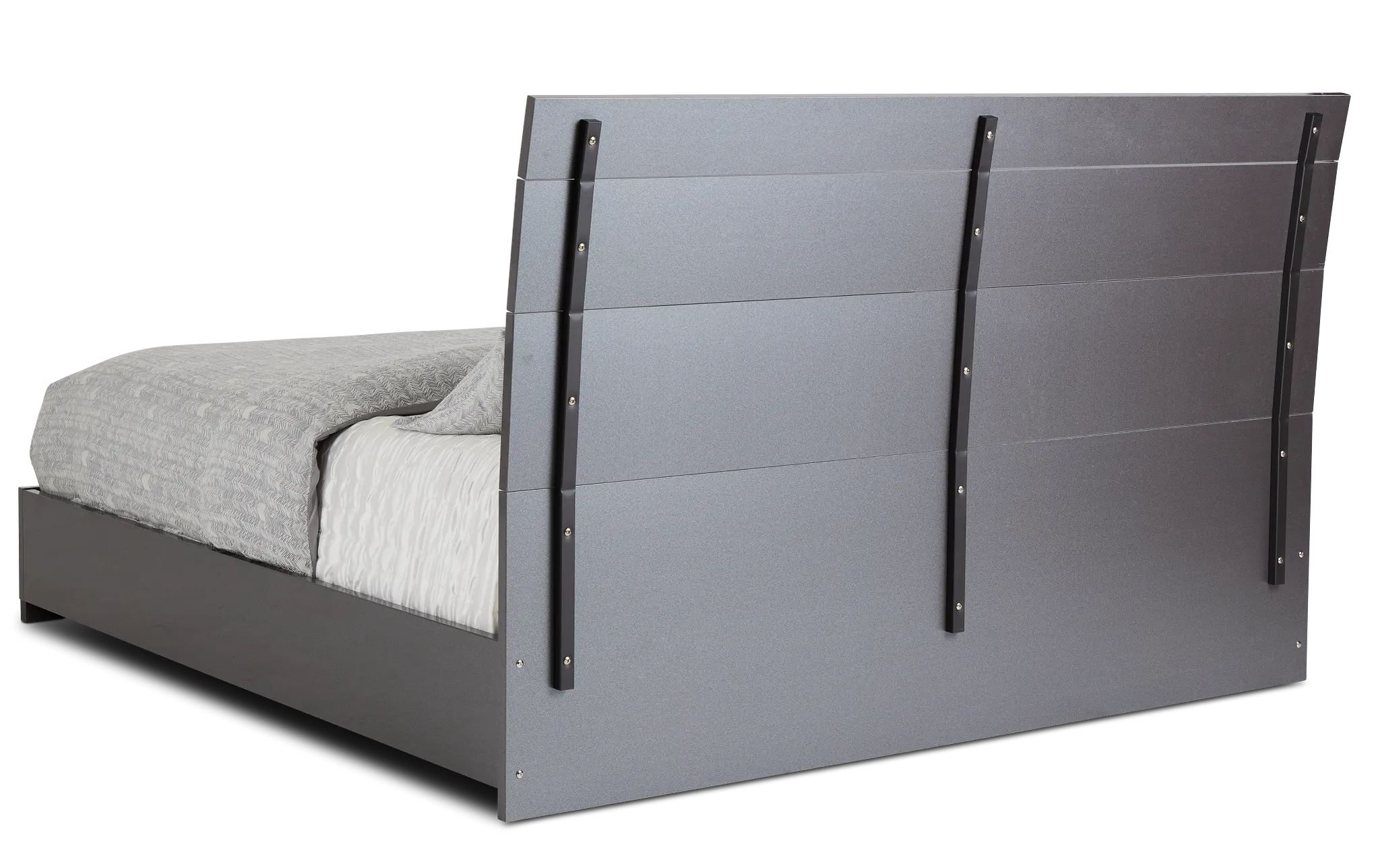 Oslo Gray Platform Bed