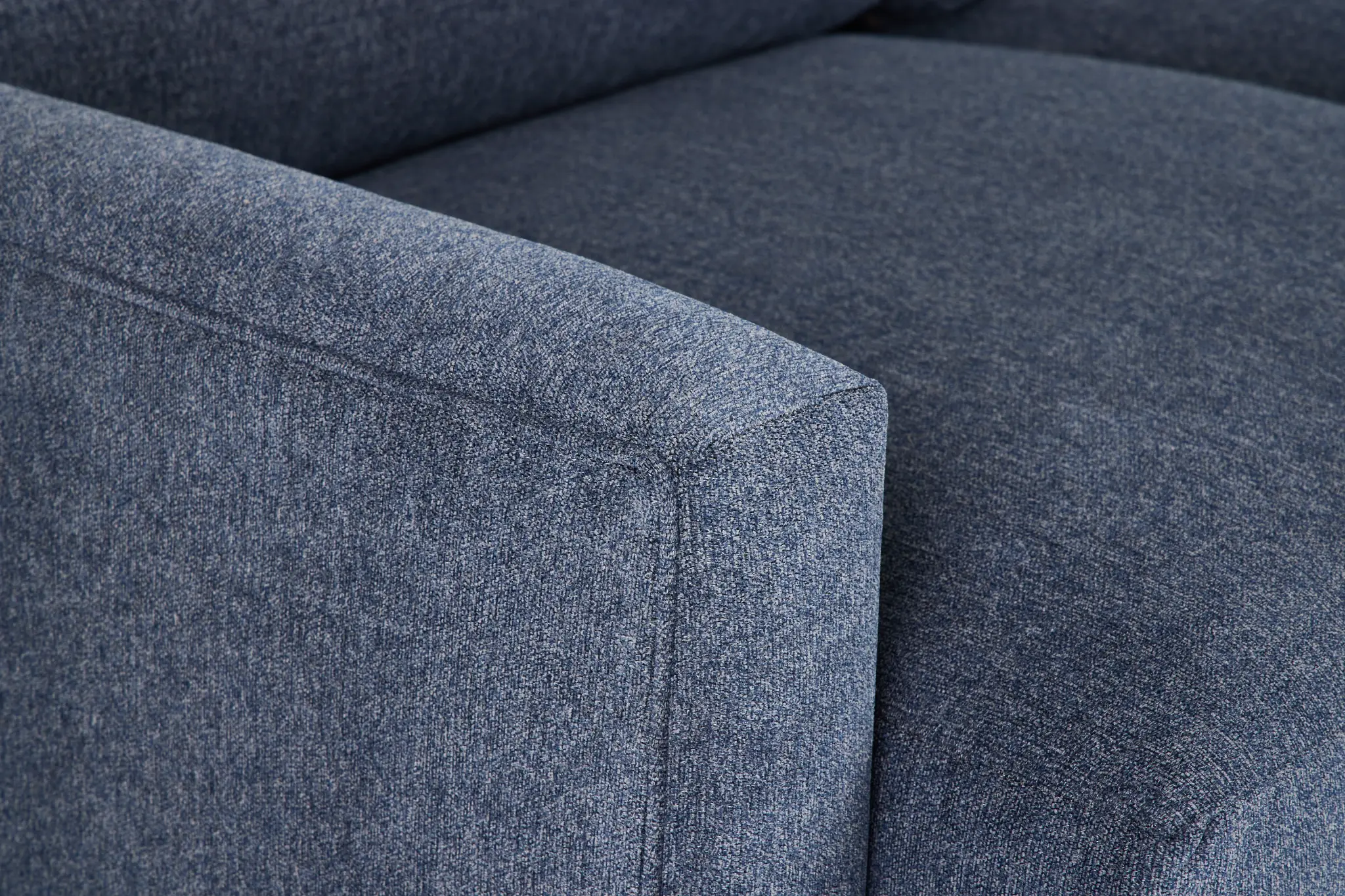 Noah Blue Fabric Small Right Chaise Sectional Noah Blue Fabric Small Right Chaise Sectional