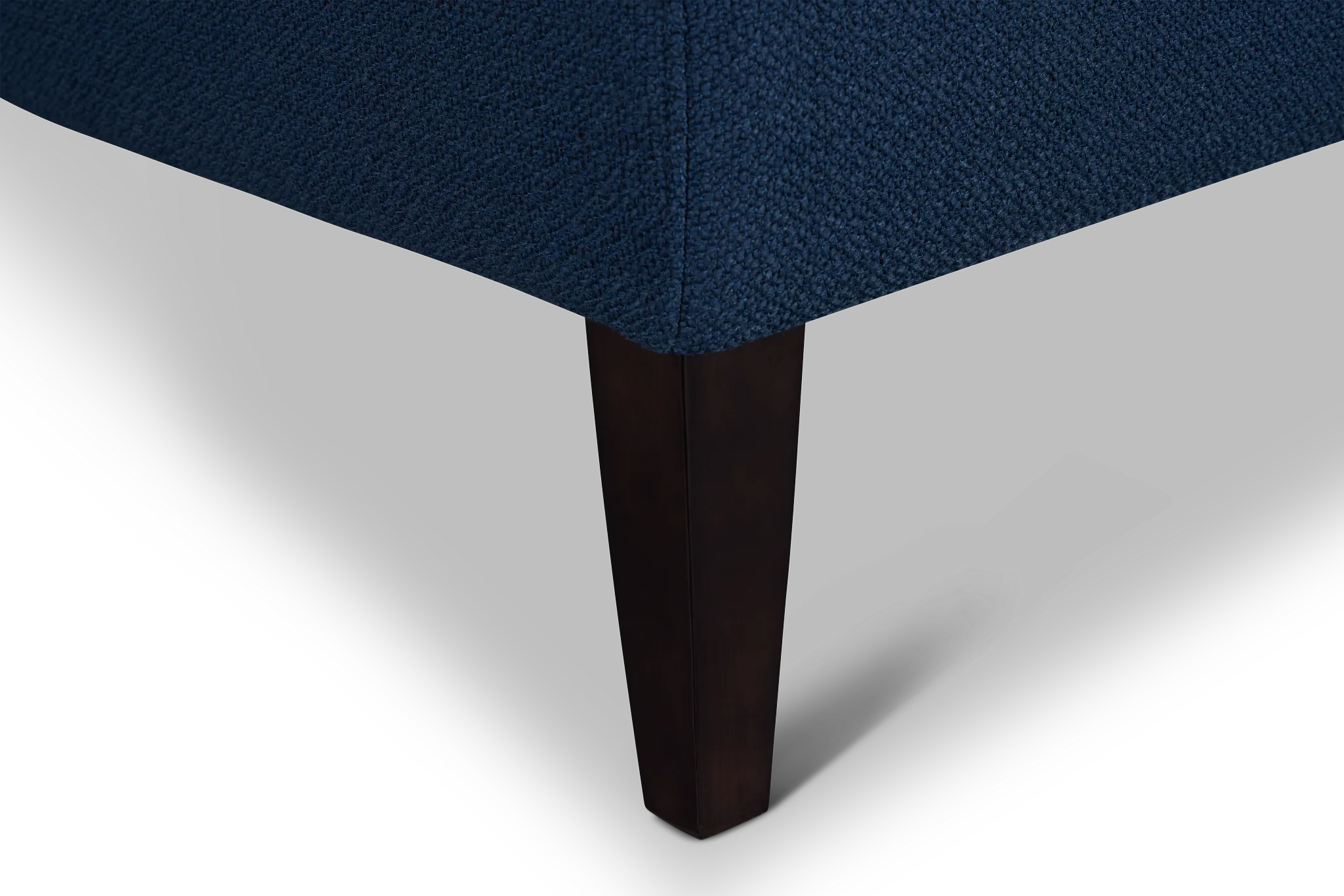 Emily Dark Blue Fabric Accent Chair