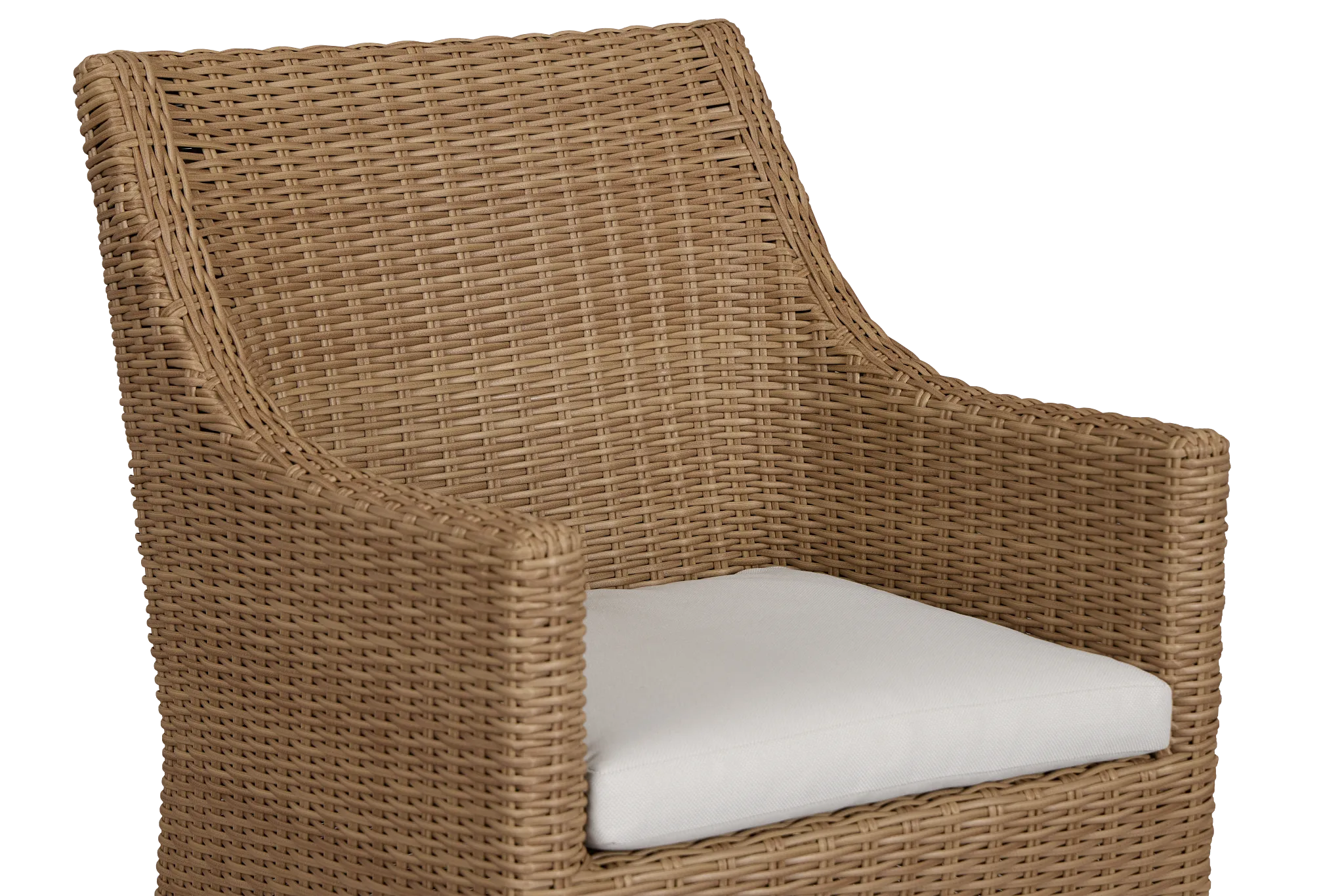 Montecito Light Tone Cushioned Arm Chair