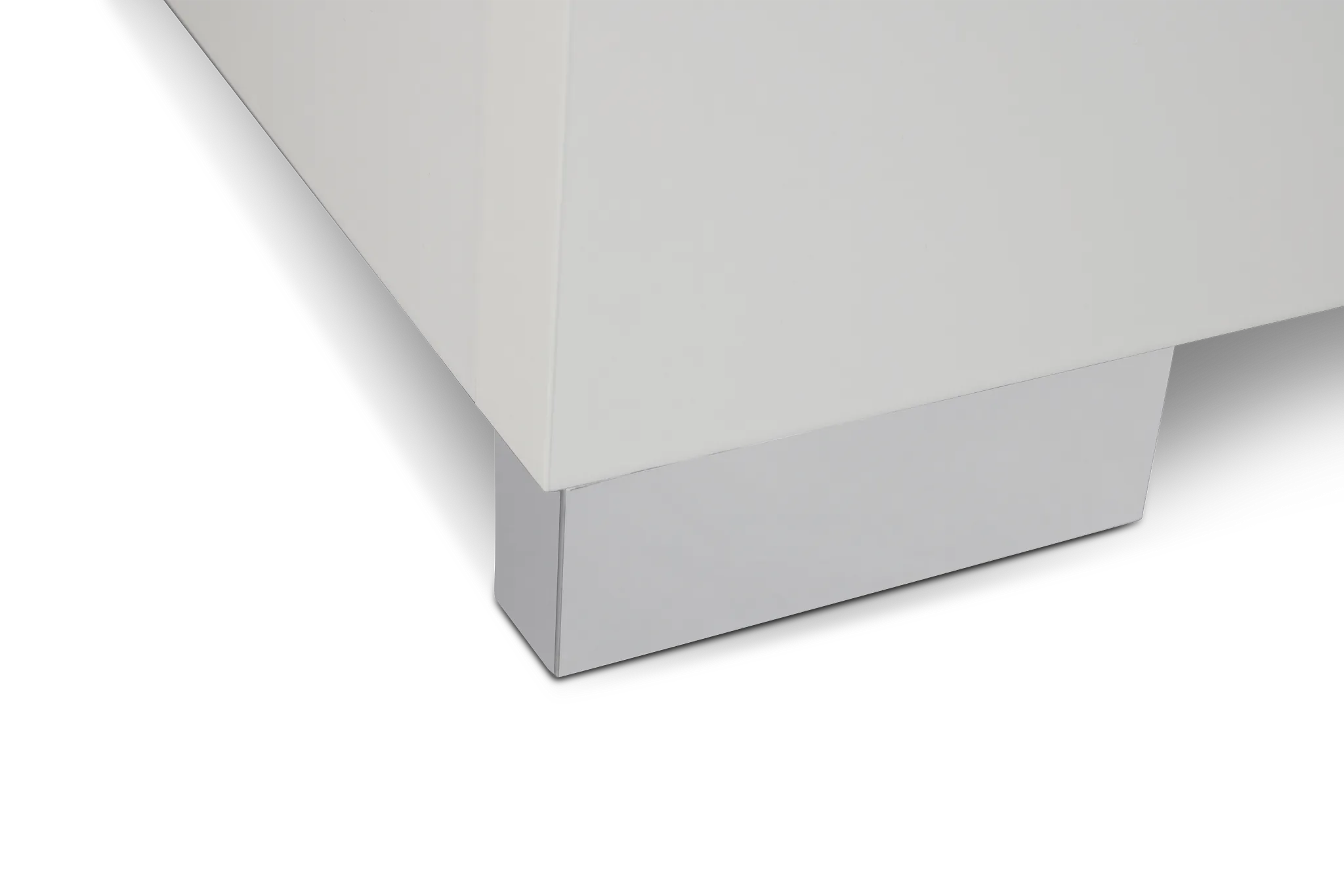 Verona White Platform Bed