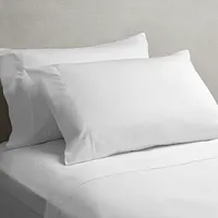 Rest & Renew Cotton Sateen White 300 Thread Sheet Set