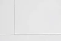 Bismark White Chairside Table