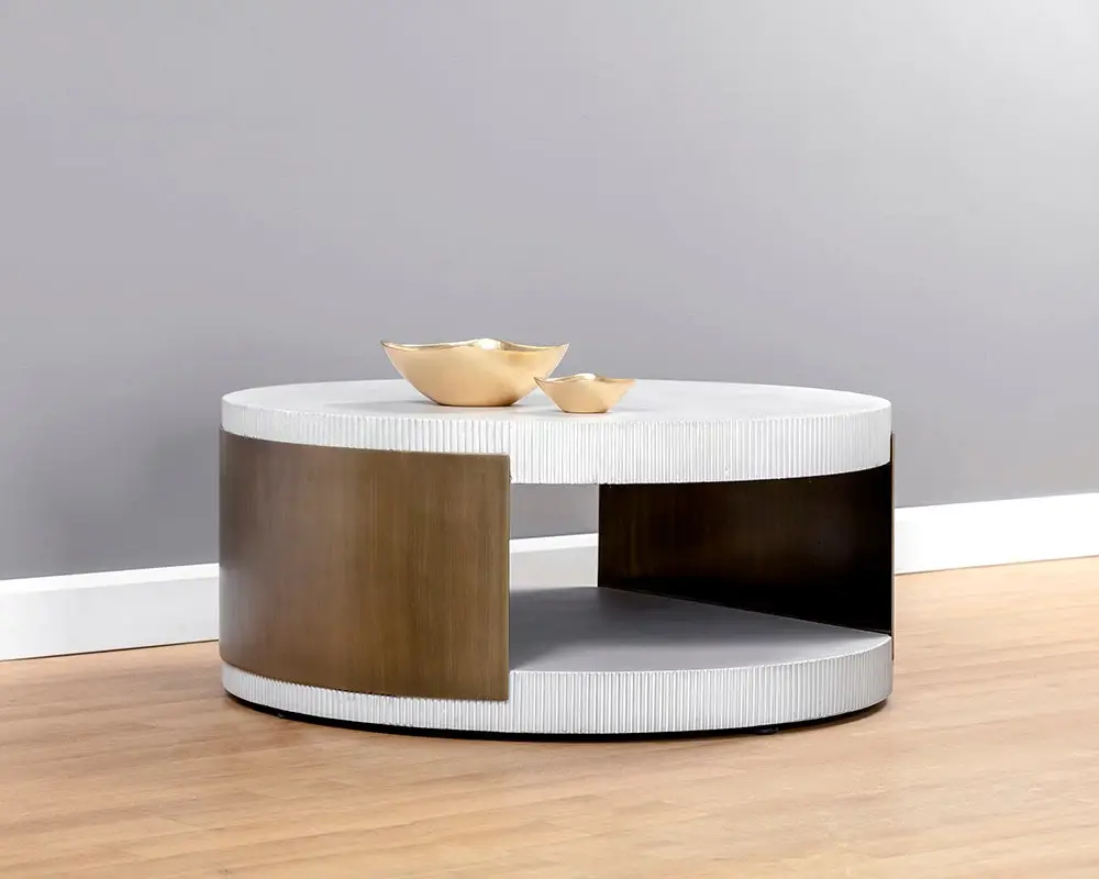 Elwyn White Round Coffee Table Elwyn White Round Coffee Table