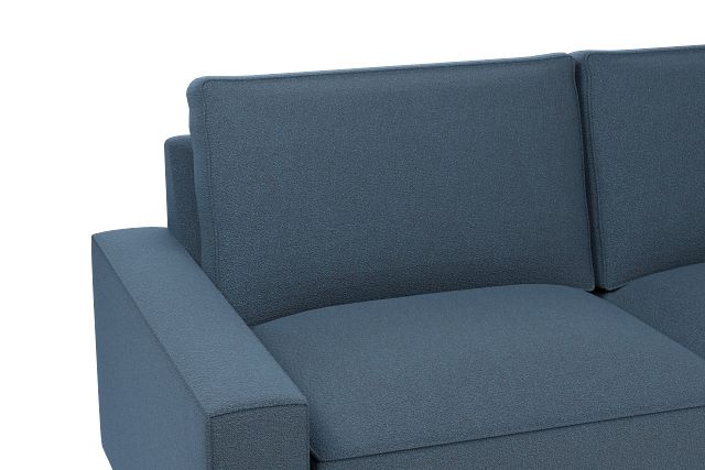 Edgewater Elite Blue 84" Sofa W/ 2 Cushions