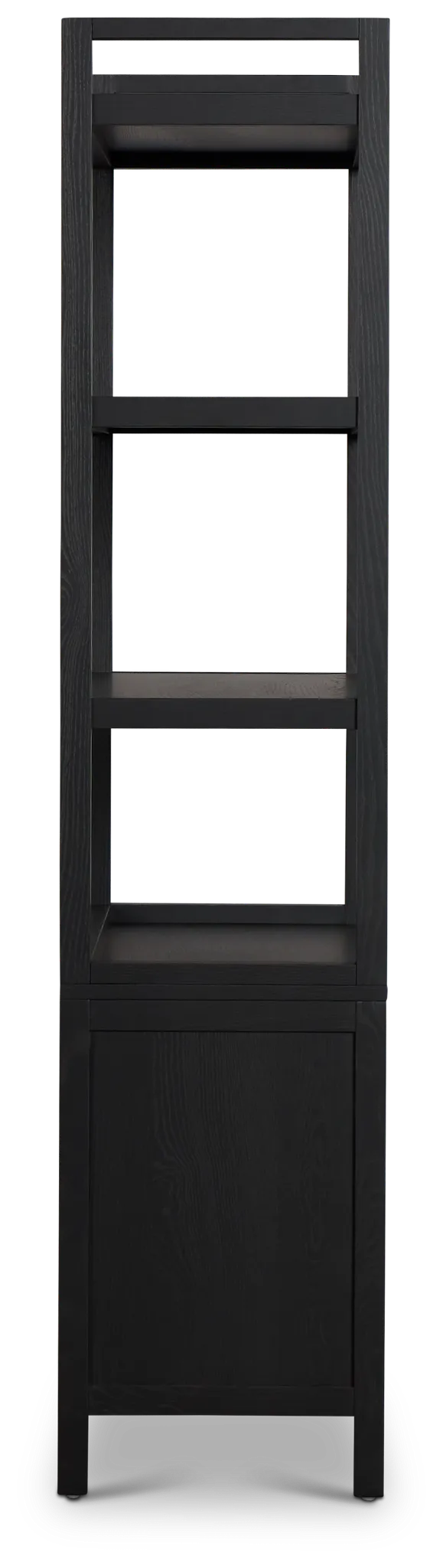 Pacific Black Woven Bookcase