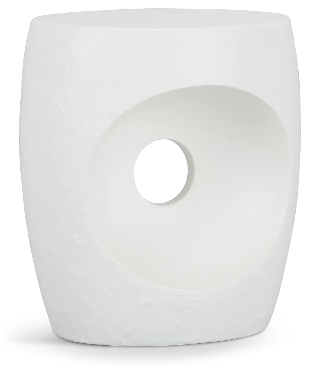 Malibu White Round End Table Malibu White Round End Table