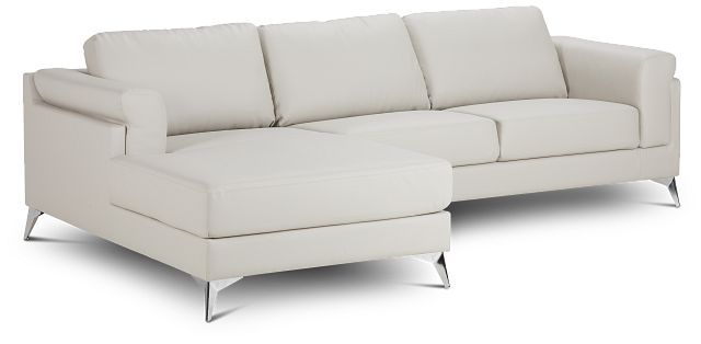 Gianna Gray Micro Left Chaise Sectional (1)