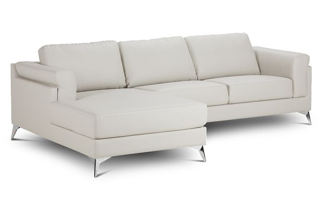Gianna Gray Micro Left Chaise Sectional